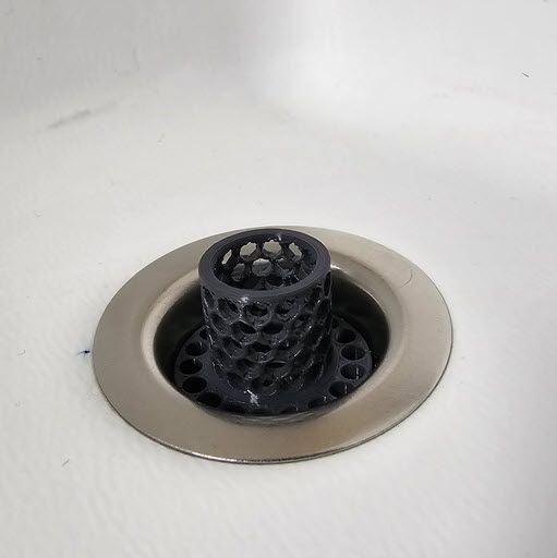 Sieb für die Dusche mit Erhöhung