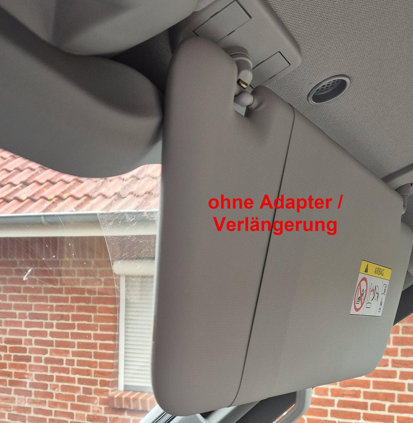 Adapter / Verlängerung der Sonnenblende bei Remis Verdunklung MAN TGE