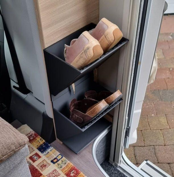 Schuhregal für das Wohnmobil — CamperStolz Wohnmobilzubehör aus 3D-Druck