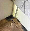 Abdeckung Schlafbereich 80 x 30 mm in der Ecke Beifahrerseite