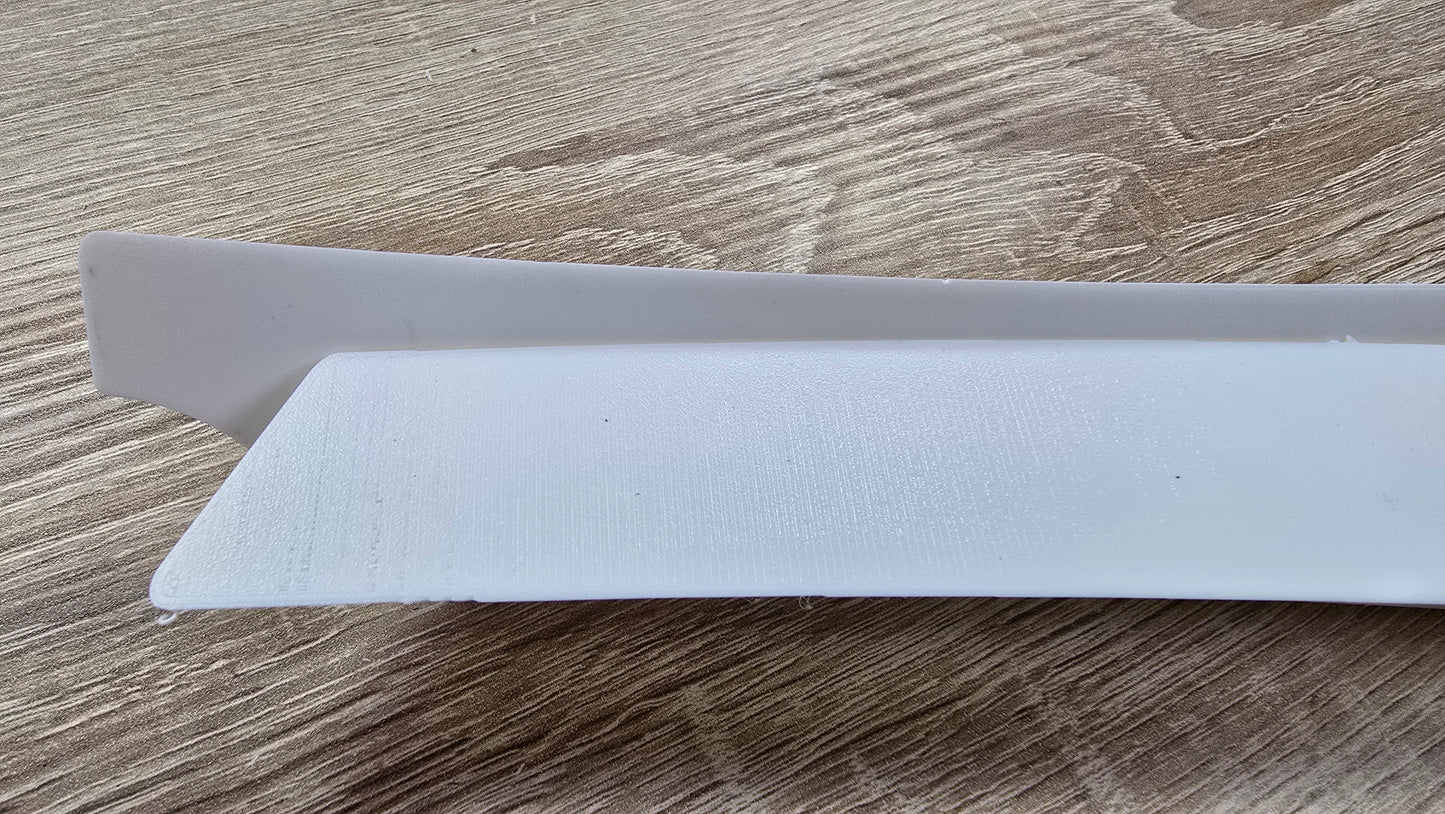 Abdeckung Spalt zwischen Duschwand und Waschbecken B-Ware
