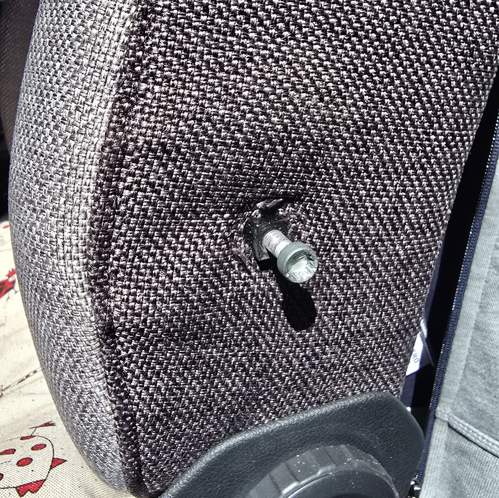 Abdeckung nach  Entfernung Armlehne VW Crafter MAN