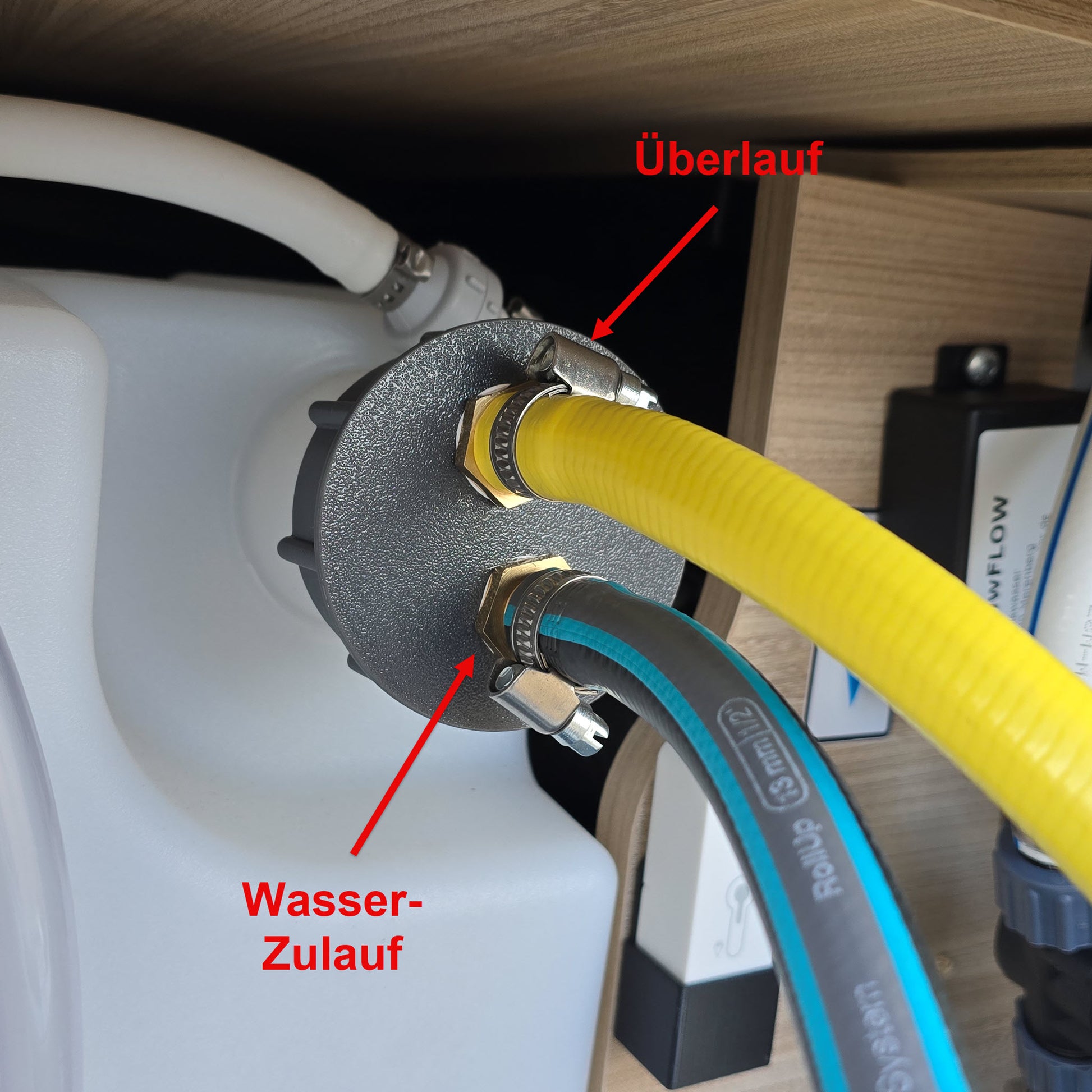 Einfülladapter Frischwassertank mit Überlauf
