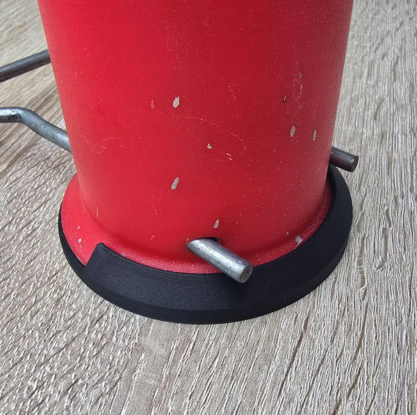 Halter für Gas-Flaschen Schutzdeckel — zweite Ansicht