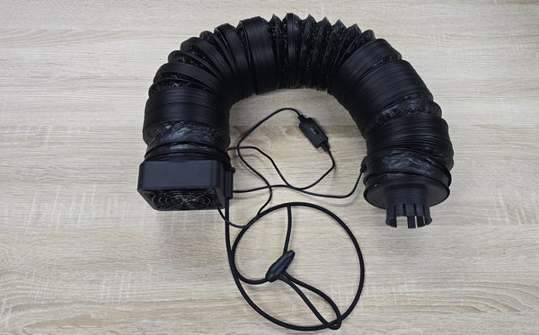Heizschlauch für Aufstelldach – Optimierte Wärmeverteilung passend für TRUMA-Heizung – 3m inkl. Ventilator — Sonstiges von CamperStolz