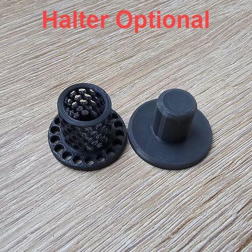 Sieb für die Dusche mit Erhöhung Halter