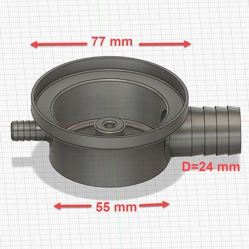 Abfluss / Siphon für besseren Wasserablauf 
