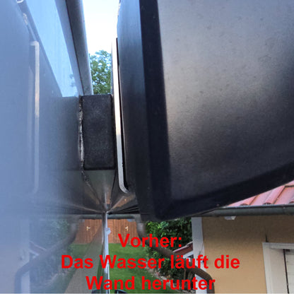 regenablauf markise Verbesserter Wasserablauf für die Thule Omnistor Markise – CamperStolz