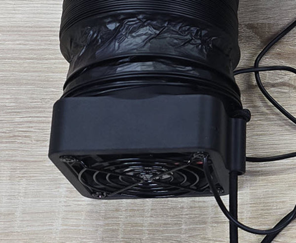 Heizschlauch für Aufstelldach – Optimierte Wärmeverteilung passend für TRUMA-Heizung – 3m inkl. Ventilator — zweite Ansicht