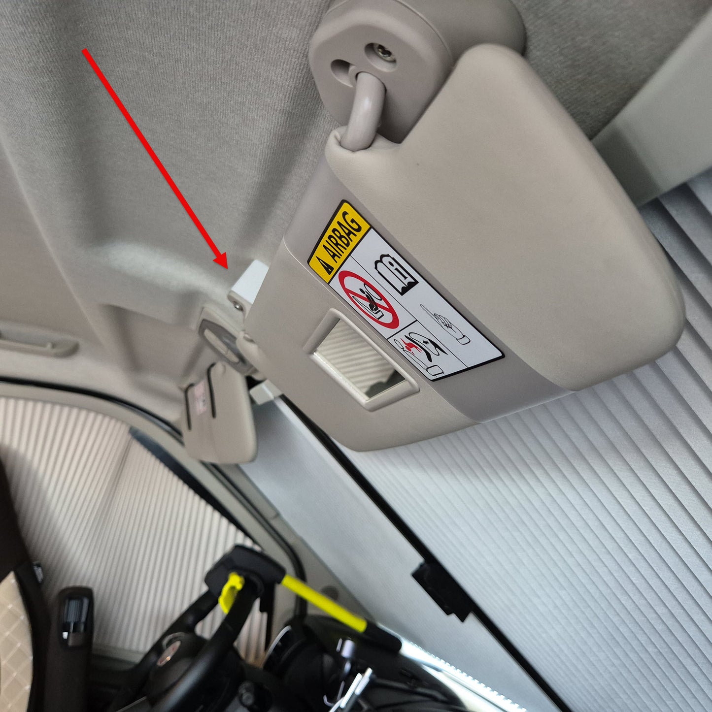 Verlängerung Sonnenblende FIAT Ducato mit REMIS