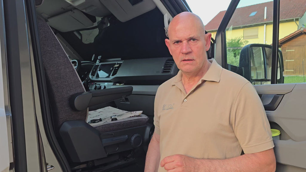 Abdeckung nach Entfernung Armlehne VW Crafter MAN
